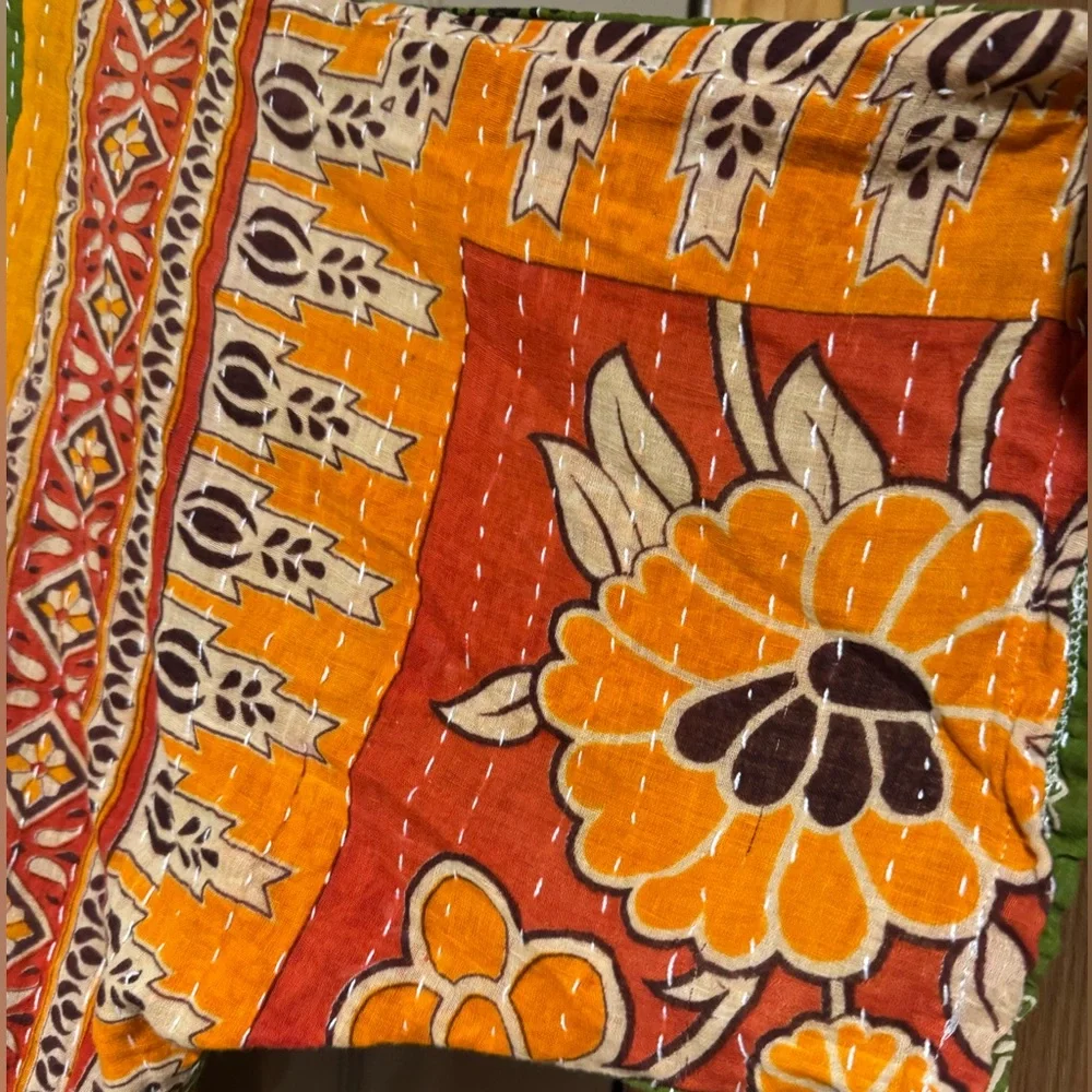84 🌸 Kantha Colorful Patterned Jacket. handmade one size 🌸 - Picture 5 of 5